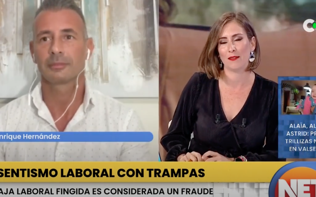 Hablamos en Radio Televisión Canaria sobre el absentismo laboral